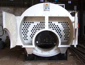 Coal Fired 800 kg/hr Horizontal Fire Tube Steam Boiler
