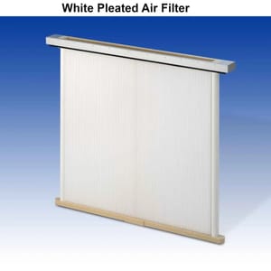 White Pleated Air Filter