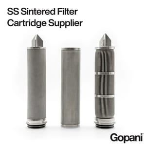 SS Sintered Filter Cartridge Supplier