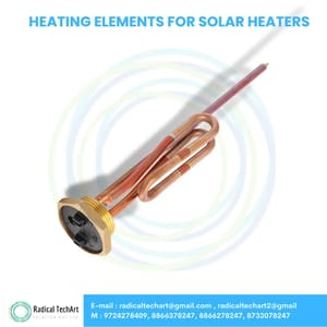 Heating and elements for solar heater