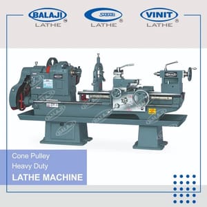 Semi-Automatic Industrial Lathe Machine