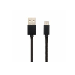 Black Vizin Cotton Braided 2A Data Cable