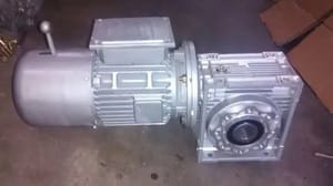 Worm Geared Brake Motor