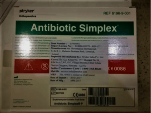 40GM Simplex Antibiotic Bone Cement