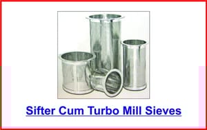 SS Sifter Cum Turbo Mill Sieves