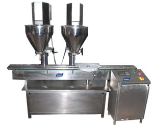 Electric Augur Type Automatic Double Head Auger Type Powder Filling Machine, 2 Head, Model Number: Rddapfm