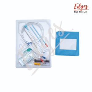 Silicon permcath Long Term dialysis Catheter Set for Hospital
