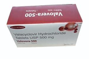 Valacyclovir Hydrochloride Tablet 500 Mg