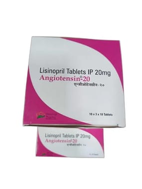 Angiotensin Lisinopril Tablets 20 Mg