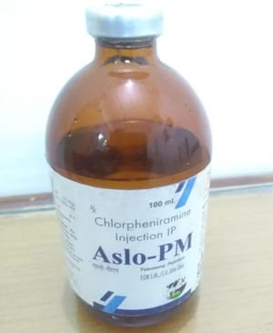 Aslo-pm Chlorpheniramine Veterinary Injection, Nualter Herbovet, Prescription