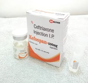 Ceftriaxone 500 mg Injection, Prescription