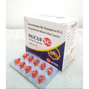 NU Alter Phenylephrine HCL & Chlorpheniramine Malete Softgel Capsules, For Clinical, Packaging Size: 10x10