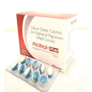 Calcium Citrate Calcitriol Zinc Sulphate Capsules, For Clinical, Packaging Type: Blisters