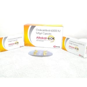 Cholecalciferol 60000 IU Softgel Capsules, Prescription, Packaging Type: Blister