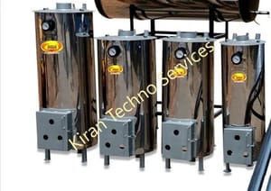 SS Wood Fired Water Heaters