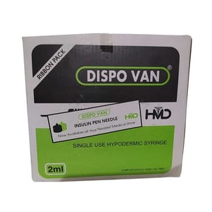 2ml Dispo Van Single Use Hypodermic Syringe
