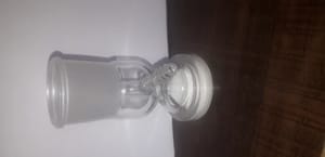 Transparent Bottle Borosilicate Glass Adapter, For Laboratory