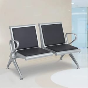 2 Seater Airport Waiting Chairs with cushion
