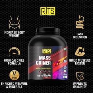 MASS GAINER WITH GLUTEN, Packaging Size: 2lbs