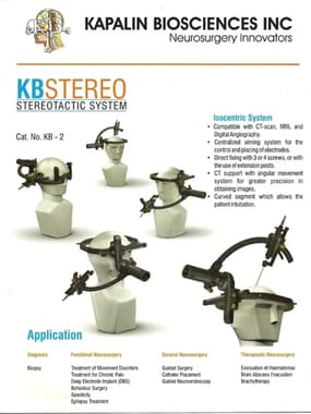 Stereotactic System, Kapalin Biosciences Inc, KB-STEREO