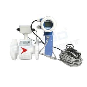 Remote Stainless Steel Pulse Output Electromagnetic Flow Meter, For ETP, Water