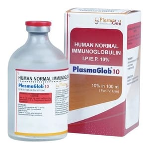 100ml Human Normal Immunoglobulin Plasma Globe Injection