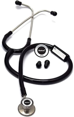 Indosurgicals Dulcet Black Stethoscope