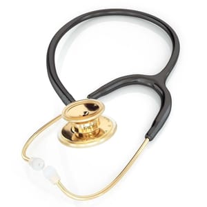 Indosurgicals Black Gold Acoustic Stethoscope