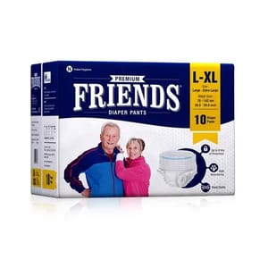 Pull Ups Friends Premium Adult Diaper Pants Large Waist 30-56 inch 10s PACK