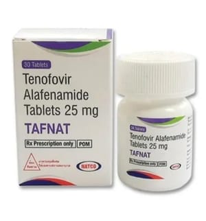 Natco Tenofovir Alafenamide Tablets 25 Mg, 30tablets, Prescription