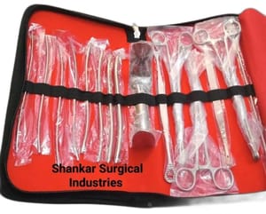GYNECOLOGIST INSTRUMENTS Stainless Steel DnC Surgical Instrument Kits, 18 Instruments, Size/Dimension: 8" To 10"
