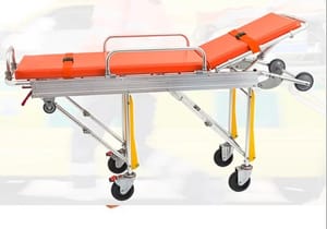 Folding Aluminum Alloy Ambulance Stretcher, Aluminium, Size: Full Size