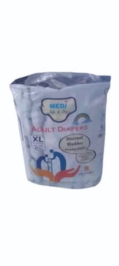 Discrete Blader Protection Protective Underwear Medi Adult Diapers(EXTRA LARGE), Size: 48"-68"