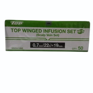 Plastic Top Winged Infusion Set, For Hospital