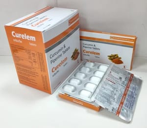 Curcumin Piperine Tablet, 30 Capsule