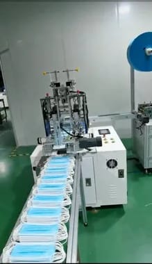 Outer Loop 1+1 Fully Automatic Face Mask Making Machine