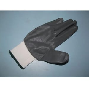 Grey And Blue Nitrile Coated Gloves