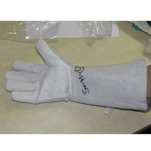Male Industries Leather Safety Gloves, Finger Type: Full Fingered