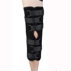 Alpha Adjustable Stabilising Knee Immobilization Brace, Size: 17 Inch