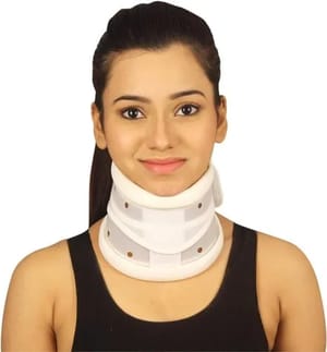 Alpha Plain Hard Cervical Collar Adjustable Neck Support