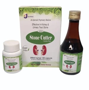 JOVI STONE CUTTER COMBO PACK:- STONE CUTTER SYRUP AND CAPSULES COMBO PACK