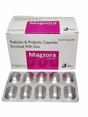 MAGZORA:- Pre Pro Biotic Capsule with Zinc Gluconate