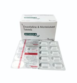 Doxofylline 400 mg SR + Montelukast 10 mg Tablets