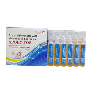 SPORY-FOS (Pre & Probiotic Suspension for Kids & Adults) (Treatment for Diarrhoea)