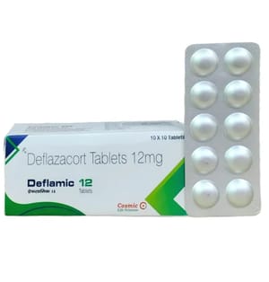 Deflamic-12mg Tab (Deflazacort 12mg Tablet)