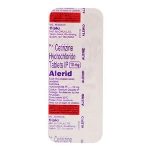 Cetirizine 10 mg Alerid Tablet