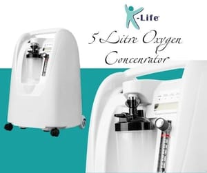 Brand: K-Life Oxygen Concentrator 5 LPM