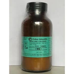 Mercuric Chloride, 99%, 250gm Bottle