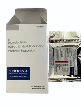 levosalbutamol hydrochloride &budesonide lnhalation suspension