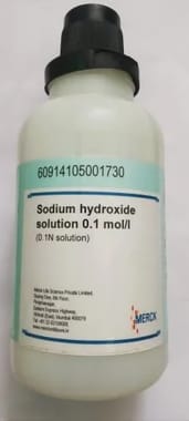 Lab Grade Sodium Hydroxide Solution 0.1noop Supplier, For Water Disinfectant, 500ml